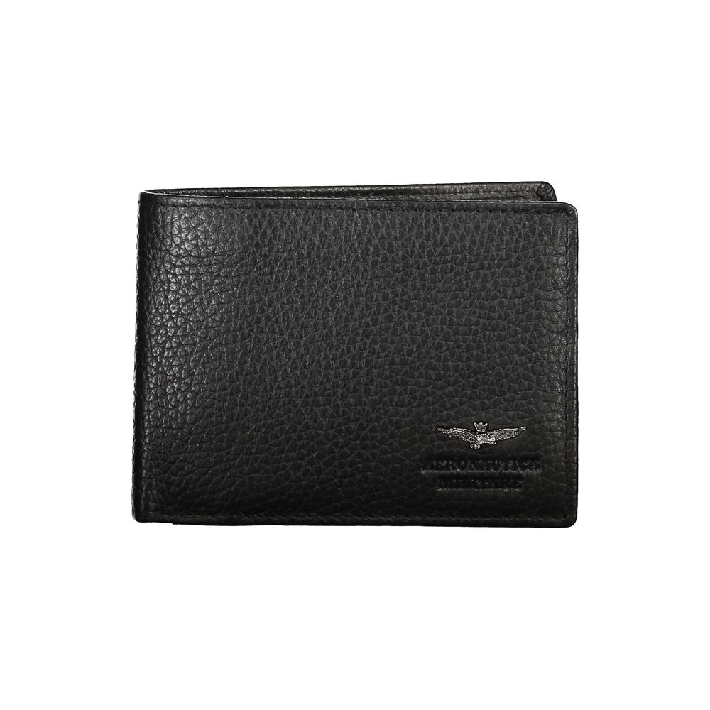 Aeronautica Militare Elegant leather wallet with two compartments